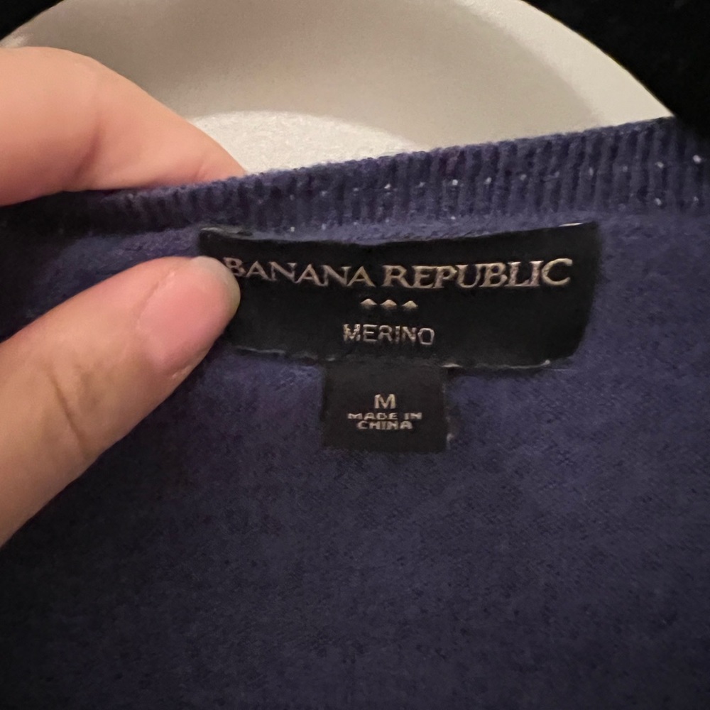 Banana Republic Purple Sweater Cardigan - Picture 4 of 5